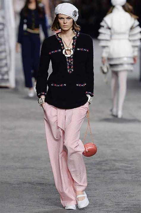 coco chanel fashion week|coco chanel pantsuit.